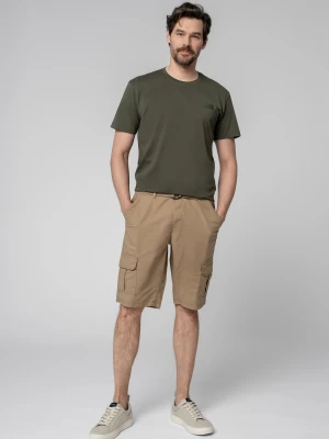 Bawełniany t-shirt, Comfort Fit, T-INDU Volcano