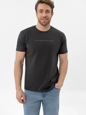 Bawełniany t-shirt, Comfort Fit, T-KLIR Volcano