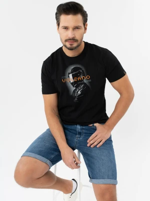 Bawełniany t-shirt, Comfort Fit, T-NEC Volcano