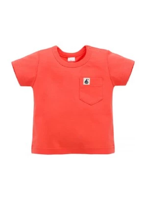 Bawełniany t-shirt dla chłopca Sailor czerwony Pinokio