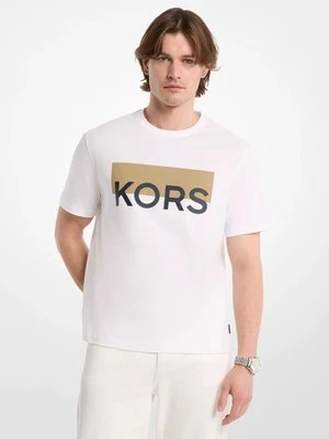 Bawełniany T-shirt Kors w bloki kolorystyczne Michael Kors Mens