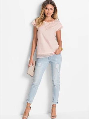 Bawełniany T-shirt o kroju pudełkowym bonprix