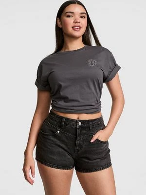 PINK Bawełniany T‑shirt Victoria's Secret
