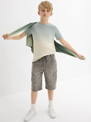 Bawełniany T-shirt w cieniowanym kolorze bonprix