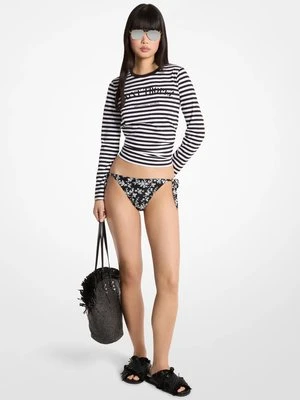 Bawełniany T-shirt w paski St. Tropez MICHAEL Michael Kors