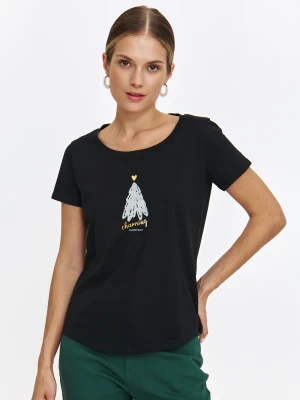 Bawełniany t-shirt z aplikacją