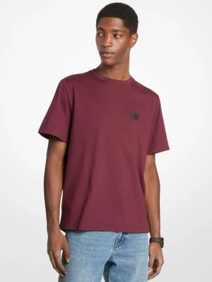 Bawełniany T-shirt z aplikacją z logo Michael Kors
