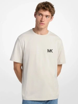 Zdjęcie produktu Bawełniany T-shirt z aplikacją z logo Michael Kors