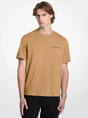 Bawełniany T-shirt z nadrukiem Michael Kors