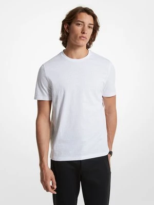 Bawełniany T-shirt z nadrukiem z charakterystycznym logo Michael Kors Mens