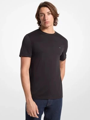 Zdjęcie produktu Bawełniany T-shirt z okrągłym dekoltem Michael Kors CZARNY (Czarny)