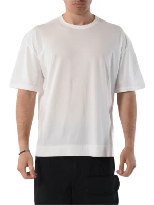 Bawełniany T-shirt z okrągłym dekoltem Ten C