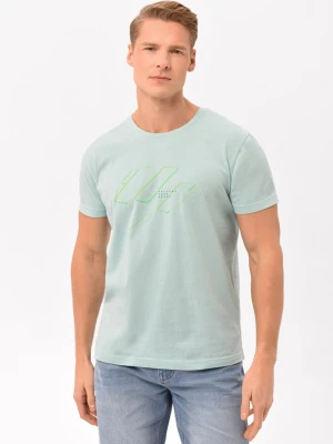 Bawełniany t-shirt z printem T-LASER Volcano