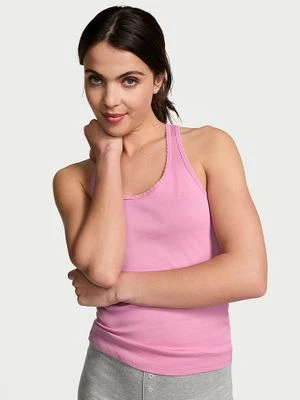 Bawełniany tank top Victoria's Secret