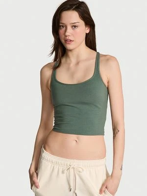 PINK Bawełniany tank top Victoria's Secret