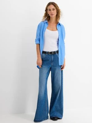 Bawełniany top na cienkich ramiączkach (2 szt.) bonprix