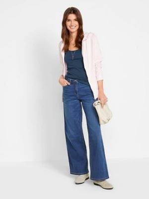 Bawełniany top na cienkich ramiączkach (3 szt.) bonprix