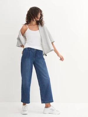 Bawełniany top na cienkich ramiączkach (3 szt.) bonprix