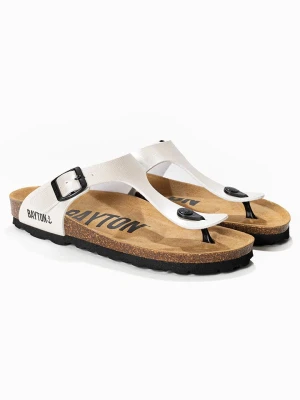 BAYTON Japonki "Mercure" w kolorze srebrnym rozmiar: 40