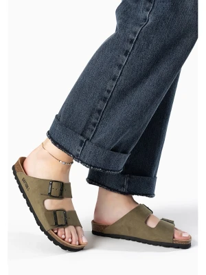 BAYTON Klapki "Atlas" w kolorze khaki rozmiar: 36