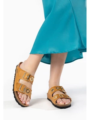 BAYTON Klapki "Janny" w kolorze pomarańczowym rozmiar: 38