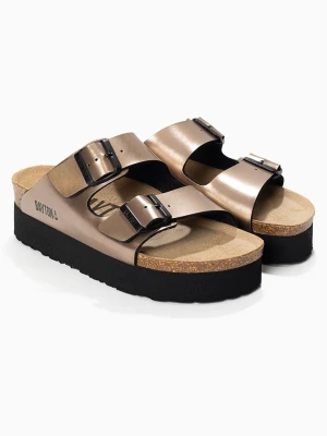 BAYTON Klapki "Japet" w kolorze złotym rozmiar: 38