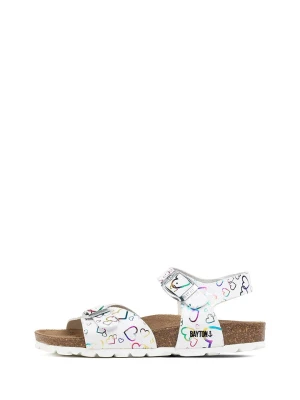 BAYTON Sandały "Pegase" w kolorze białym ze wzorem rozmiar: 32