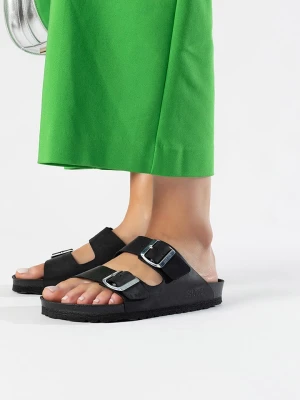 BAYTON Skórzane klapki "Atlas" w kolorze czarnym rozmiar: 37