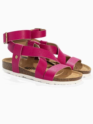 BAYTON Skórzane sandały "Mykonos" w kolorze różowym rozmiar: 36