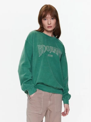 BDG Urban Outfitters Bluza BDG EMBROIDERED SWEAT 76470806 Zielony Oversize