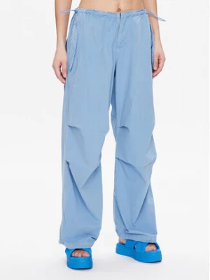 BDG Urban Outfitters Spodnie materiałowe BDG BAGGY CARGO 76475391 Niebieski Relaxed Fit