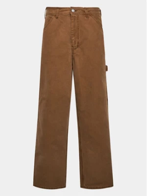 BDG Urban Outfitters Spodnie materiałowe Carpenter Caramel 76740232 Brązowy Straight Fit