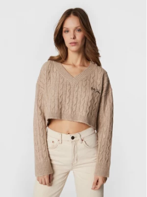 BDG Urban Outfitters Sweter 75438085 Beżowy Regular Fit