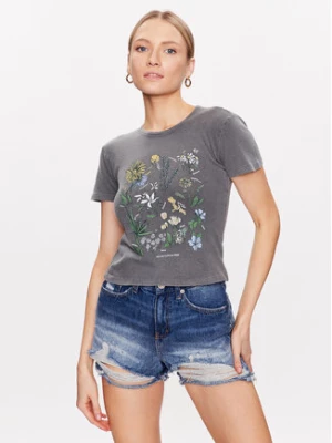 BDG Urban Outfitters T-Shirt BDG WASHED FLOWER BABY 76471309 Czarny Slim Fit