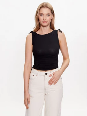 BDG Urban Outfitters Top BDG AYSM RUCHED TANK 76468875 Czarny Slim Fit