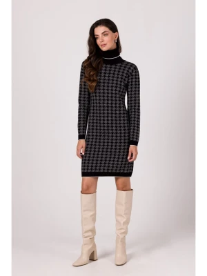 Be Wear Dzianinowa sukienka w kolorze czarnym rozmiar: S/M