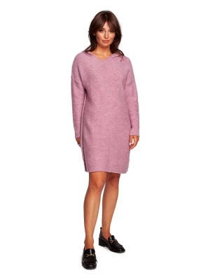 Be Wear Dzianinowa sukienka w kolorze różowym rozmiar: L/XL