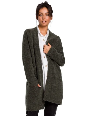 Be Wear Kardigan w kolorze ciemnozielonym rozmiar: S/M