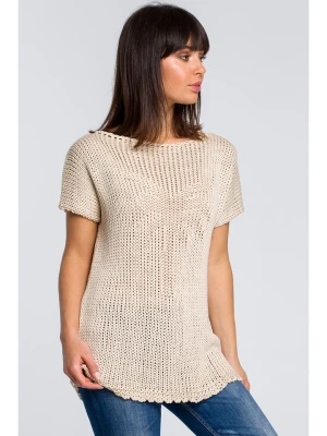 Be Wear Sweter w kolorze beżowym rozmiar: onesize