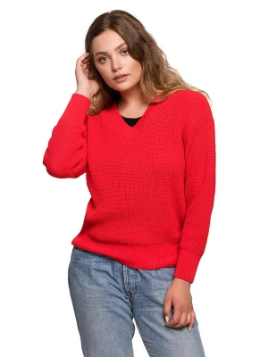 Be Wear Sweter w kolorze czerwonym rozmiar: L/XL