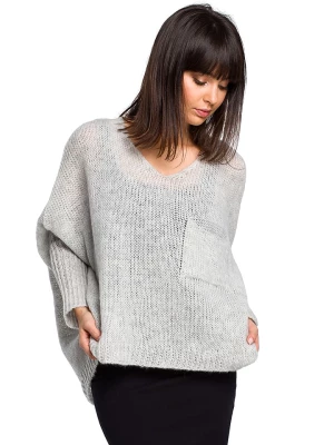 Be Wear Sweter w kolorze jasnoszarym rozmiar: onesize