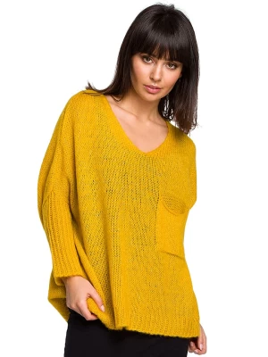Be Wear Sweter w kolorze musztardowym rozmiar: onesize