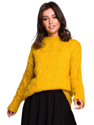 Be Wear Sweter w kolorze musztardowym rozmiar: S/M