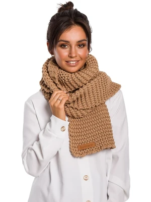 Be Wear Szalik w kolorze jasnobrązowym - 168 x 32 cm rozmiar: onesize