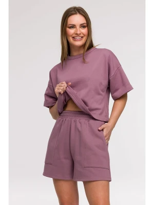 Be Wear Szorty dresowe w kolorze fioletowym rozmiar: L