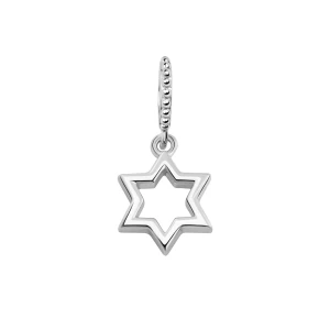 Beads srebrny - gwiazda - Dots Dots - Biżuteria YES