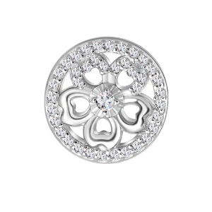 Beads srebrny z cyrkoniami - Dots Dots - Biżuteria YES
