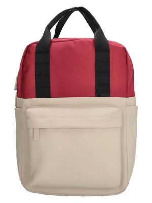 Beagles Plecak w kolorze beżowo-czerwonym - 23 x 33 x 9 cm rozmiar: onesize