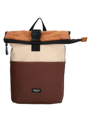 Beagles Plecak w kolorze brązowo-jasnobrązowo-kremowym - 28 x 42 x 10 cm rozmiar: onesize