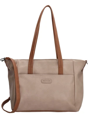 Zdjęcie produktu Beagles Torebka w kolorze beżowym - 38 x 23 x 12 cm rozmiar: onesize